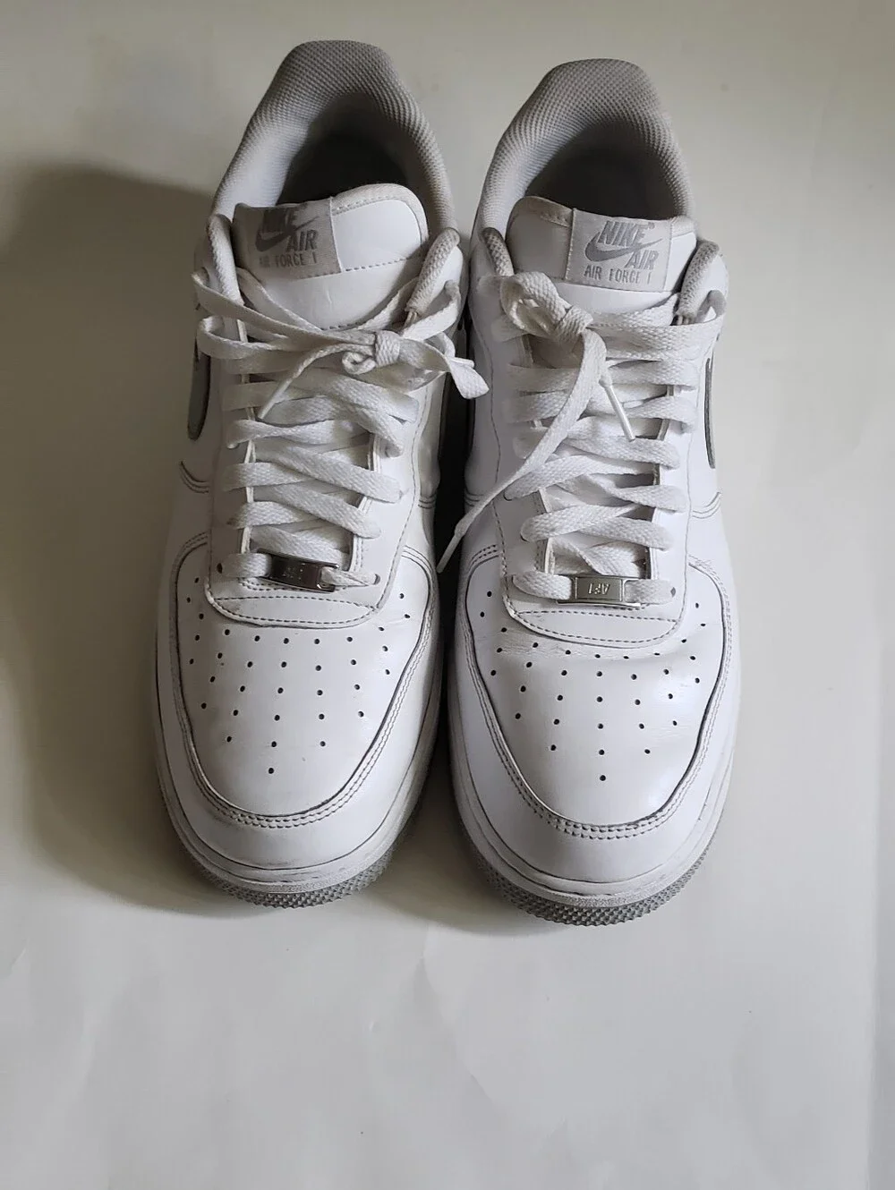 Nike Air Force 1 ’07 Low White Light Smoke Grey FJ4146-100 - Men's Size 13